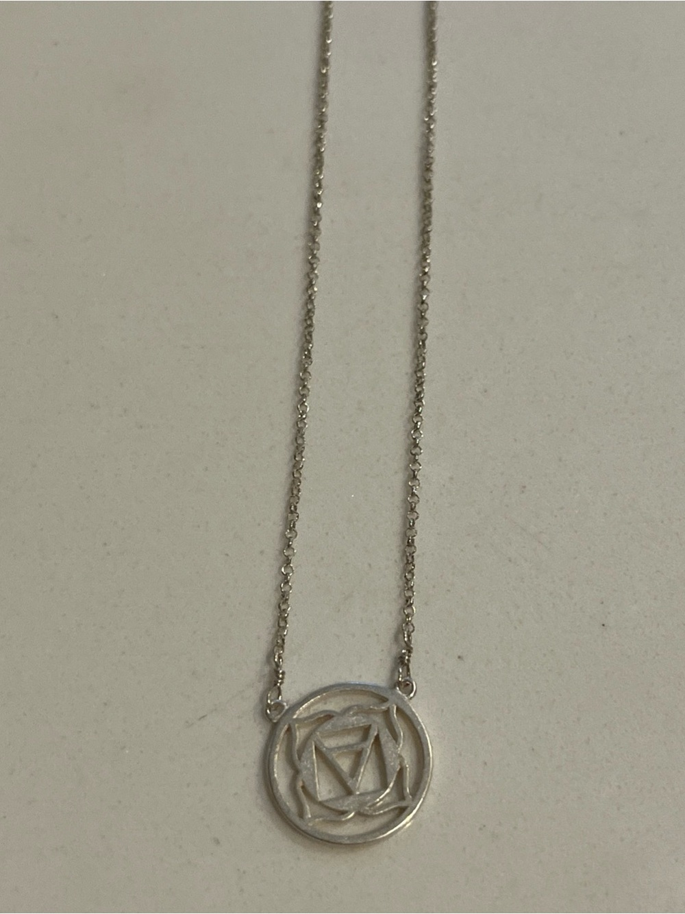 Dogeared Sterling Silver Root Chakra Necklace Pendant